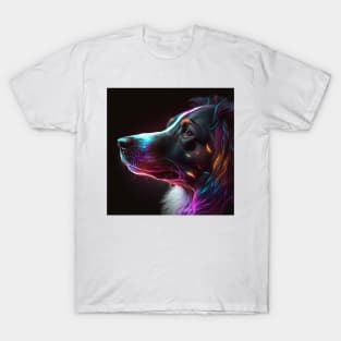 Dog Neon Art 4 T-Shirt